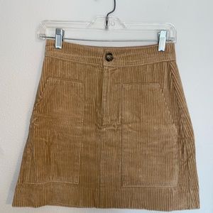Corduroy skirt
